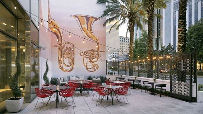 Le Méridien New Orleans Palm Garden